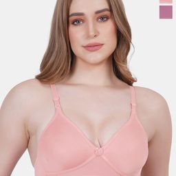 Reveira Set Of 2 Full Coverage Non Padded Everyday Bra - All Day Comfort-picture-39