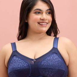 Nykd Plus Size Floral Laced Full Coverage Everyday Bra With All Day Comfort image 1