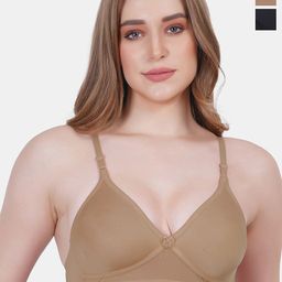 Reveira Set Of 2 Full Coverage Non Padded Everyday Bra - All Day Comfort-picture-2
