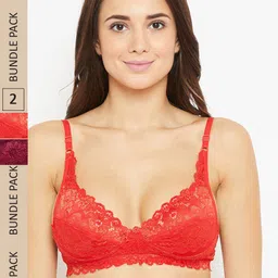 N-Gal Pack of 2 Floral Bralette Bra-image-16