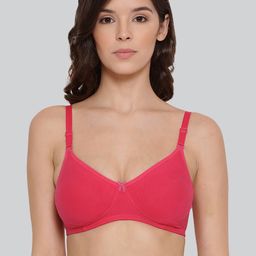 LYRA Pack Of 2 Combed Cotton Wirefree Secret Support Bra with Detachable Strap-55