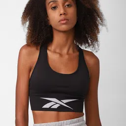 Reebok Rbk Essentials WOR Lightly Padded & Non-Wired Seamless Pure Cotton Workout Bra-image-12