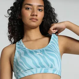 Puma 4KEEPS Printed Heavily Padded Training Bra-picture-43