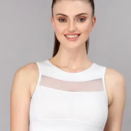 JUMP USA Women White Non-Wired Non Padded Rapid-Dry Bra-53