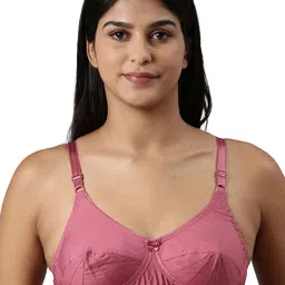 BLOSSOM Women Double Layered Cut and Sew Full Coverage Dry Fit Everyday Bra-45