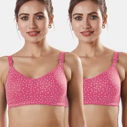Sonari Pack Of 2 Pink Non-padded T-shirt Bra-41