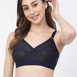 Floret Full Coverage Non Padded All Day Comfort Floral Lace Everyday Bra-15