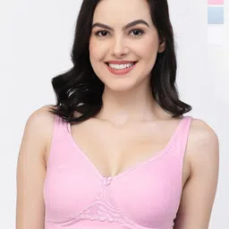 College Girl Pack Of 3 Full Coverage Non Padded T-shirt Bra With All Day Comfort-picture-17