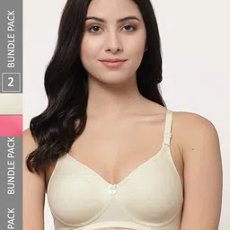 Docare Pack Of 2 Full Coverage Lightly Padded Cotton T-shirt Bra With All Day Comfort-picture-40