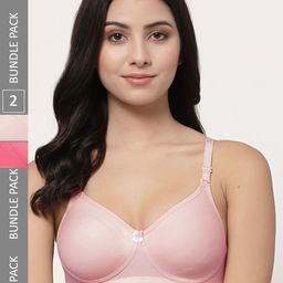 Docare Pack Of 2 Full Coverage Lightly Padded Cotton T-shirt Bra With All Day Comfort-picture-34