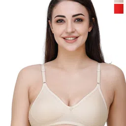 Docare Pack Of 2 Full Coverage Seamless Non Padded T Shirt Bra All Day Comfort-picture-31