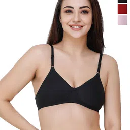Docare Pack Of 3 Full Coverage All Day Comfort T-Shirt Bra-image-38