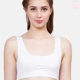 PLUMBURY Girls Pack Of 2 Full Coverage Non Padded Beginners Bras With All Day Comfort-6