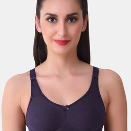 MAROON Non-Wired Non Padded Full Coverage Cotton Everyday Bra-6