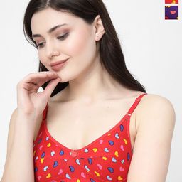 Docare Pack Of 2 Geometric Printed Medium Coverage Cotton Bra image 1