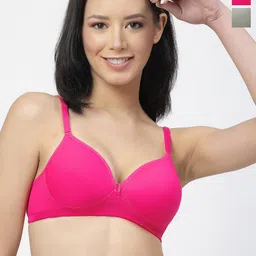 Floret Bra Medium Coverage Lightly Padded Push-Up Bra With All Day Comfort-5