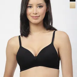Floret Pack Of 2 Push-Up Bra Medium Coverage Lightly Padded All Day Comfort High Support-13