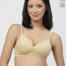 Floret Pack Of 2 Medium Coverage Lightly Padded Push-Up Bra with All Day Comfort-13