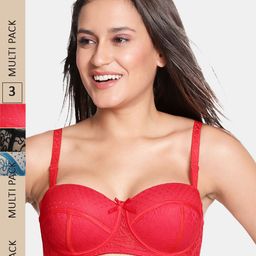 Susie Women Multicolor Underwired Lightly Padded Bra-9
