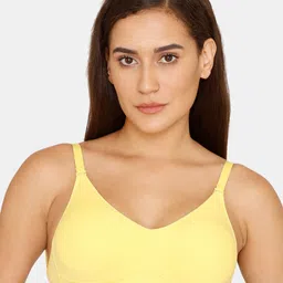 Zivame Yellow Solid T-Shirt Bra-picture-10