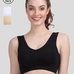 AMOUR SECRET Women Set Of 3 Lightly Padded Sports Bra-picture-26