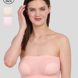 Amour Secret Women's Non-Padded Tube/Bandeau Bra Pack of 3-image-70