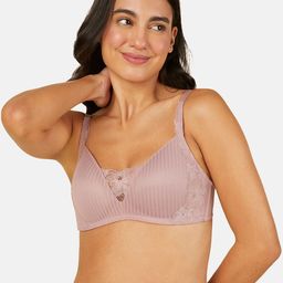Triumph Striped Lightly Padded Full Coverage T-shirt Bra With All Day Comfort-43