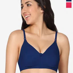In Care Pack Of 2 Full Coverage All Day Comfort Cotton T-shirt Bra-picture-24
