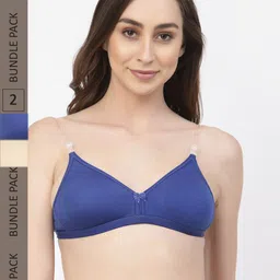 Floret Pack Of 2 Non Padded T-Shirt Bra-image-59