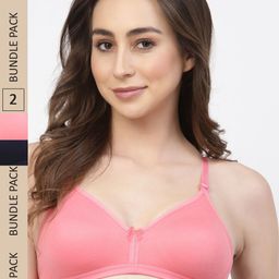 Floret Pack Of 2 Non Padded Bra-image-32