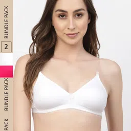 Floret Pack Of 2 Non Padded Seamless T-shirt Bra-image-46