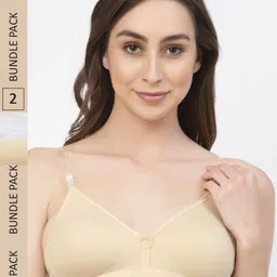Floret Pack Of 2 Non Padded Bra-image-45