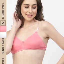 Floret Pack Of 2 Non Padded T-Shirt Bra-image-40