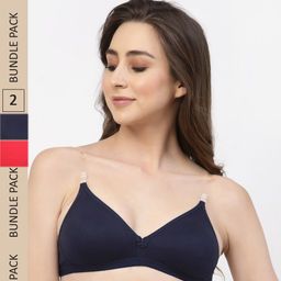 Floret Pack Of 2 Non Padded Bra-image-87