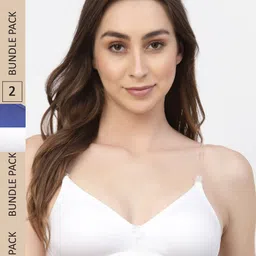 Floret Pack Of 2 Non Padded Bra-image-29