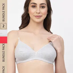 Floret Pack Of 2 Non Padded T-Shirt Bra-image-99