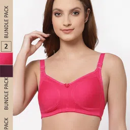 Floret Pack of 2 Non Padded Bra-picture-43
