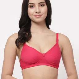 Docare Pack Of 2 Lightly Padded Cotton Medium Support All Day Comfort Seamless Bra-34