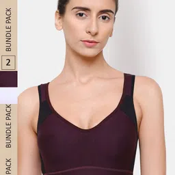 College Girl Pack Of 2 Cotton Bra-image-5