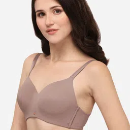 SOIE Full Coverage Padded Non-Wired Ultra Soft Seamless Bra image 3