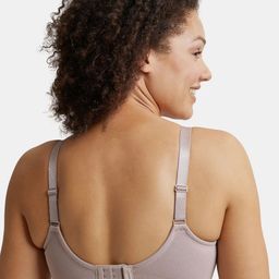 Jockey Wirefree Non Padded Cotton Full Coverage Plus Size Bra with Broad Wings-ES27 image 3