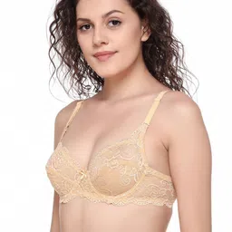 SONA Medium Coverage Underwired Lace Bralette Bra With All Day Comfort image 2