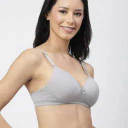 Floret Pack Of 2 Medium Coverage Lightly Padded Push-Up Bra with All Day Comfort image 2