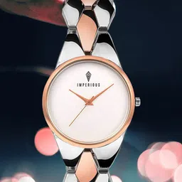 Imperious- The Royal Way Women White Brass Dial & Multicoloured Bracelet Style Straps Analogue Watch-32