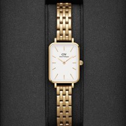 Daniel Wellington Women Quadro 5-Link 26mm White Dial Square Analogue Watch- DW00100622-image-81