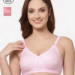 Floret Women Pack of 2 Printed Non-Wired Non-Padded Everyday Bras-image-49