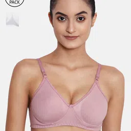 ABELINO Pack of 2 Solid Non-Wired Non Padded T-shirt Bras-image-33