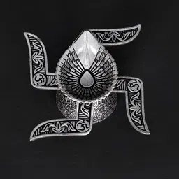 Exotic India Silver-Toned Religious Figurine Showpiece-picture-36