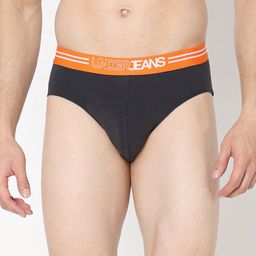 UnderJeans by Spykar Anti Microbial Basic BriefsUJNPBS061DKGREY-picture-51
