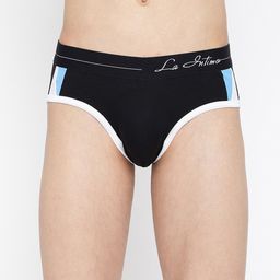 La Intimo Men Mid-Rise Anti Microbial Basic Briefs LIBR07BK0-picture-18